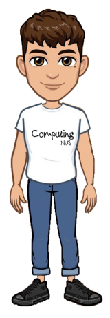 An avatar of me wearing NUS Computing Shirt